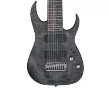 Used Ibanez RG9PBTGF RG Axe Design Lab 9-String Guitar - Transparent Gray Burst