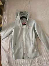 Supreme Small Box Zip Up Hooded Sweatshirt Hoodie FW22 Gray M