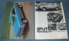 1966 Chevy II Nova Hard Top Vintage Street/Strip Article "Split Personality"