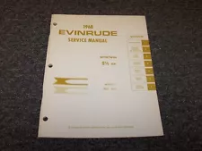 1968 Evinrude 9.5 9 1/2 HP Sportwin Outboard Motor Shop Service Repair Manual