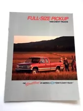 1989 Chevrolet Chevy Truck 12-page Sales Brochure Catalog - Silverado C/K K2500