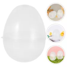 20 Pcs Jumbo Eggs Large Easter Fillable Child