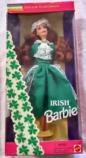 Irish Barbie Special Edition Dolls Of The World NIB