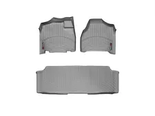 WeatherTech FloorLiner Mats for Town & Country / Grand Caravan 1st 2nd Row Grey