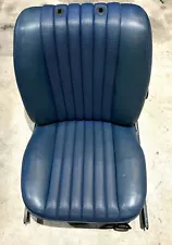 72 - 81 Mercedes Benz C107 450SLC 380SLC Front Seat, Right - Blue (For: Mercedes-Benz 450SLC)