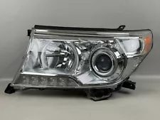 MINT! 2013-2015 TOYOTA LAND CRUISER LEFT DRIVER SIDE XENON OEM HEADLIGHT PAIR