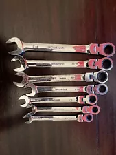 Good Wrench Ratcheting SAE Wrenches 7 Piece Used