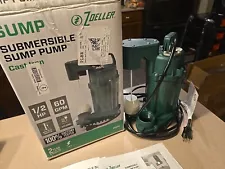 Zoeller 1/2-HP 60GPM Cast Iron Submersible Sump Pump (1075-0001)