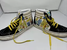 Vans x Simpsons Family Portrait SK8 Hi Tops Sneakers Men’s 8 Women’s 9.5