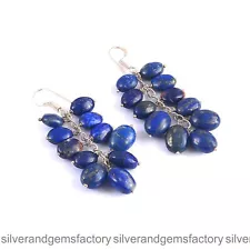 Blue Lapis Earring 4115 precious Earring Aesthetic jewelry Sale Gift for her