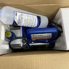 Vivo Home rotary vane Vacuum Pump VH409 115v W/case And Gauges