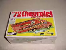 MPC 1/25 ,1972 Chevy Cheyenne Pickup Ramp Truck Racer’s Wedge 2n1 MODEL KIT #885