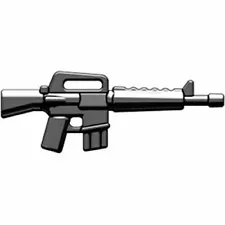 BrickArms Black M16 Rifle Weapons for Brick Minifigures