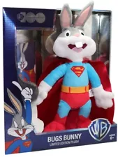 Warner Bros 100 Mashups Bugs Bunny x Superman 12" Soft Plush New Toy Play Gift