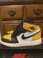 Air Jordan 1 Retro High OG Taxi (GS) Kids 4Y 575441-711