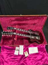 1996 Gibson EDS 1275 Double Neck Guitar in Heritage Cherry-OHSC-MINT!