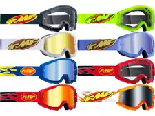 100% FMF Vision PowerCore Flame Assault Goggles Adult Youth MX/ATV/UTV Dirt Bike