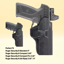 Security 380 Holster For Ruger Security 380 Auto Security-9 Compact Pro Standard