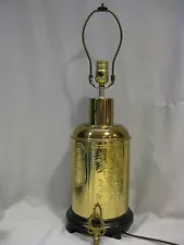 FOR SALE AS SEEN ON THE TV SHOW-EMERGENCY-BRASS PLATED FINISHED ASIAN STYLE LAMP