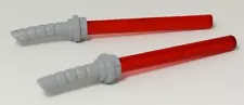 Lego Star Wars 2 Lightsabers For Minifigures Short Hilt Ridges