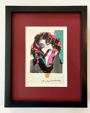 ANDY WARHOL | LADIES & GENTS SIGNED VINTAGE PRINT MATTED AND FRAMED |