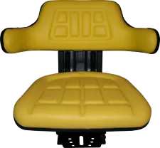 Yellow Tractor Suspension Seat Fits John Deere 2530 2550 2555 2630 2640