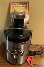 SALE Jack LaLanne Power Juicer E-1188 Deluxe Stainless Steel Machine