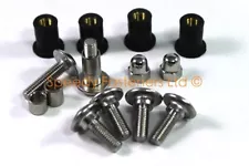 Stainless Steel Bolts Screen Kit for Honda CBR 1100 XX Blackbird 1100XX