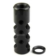 Competion Full Size Muzzle Brake 1/2x28 TPI for .223 556 w/ Crush Washer