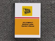 JCB Backhoe 3CX COMPACT Operator Owner Maintenance Manual