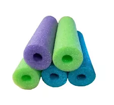 10-Piece Assorted Colors Foam Pool Noodle for Party Therapy Crafts 9 Inch Long