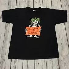 Glow In The Dark Logo Vintage 1990's Halloween XL T Shirt Will Work For Candy