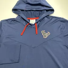 Houston Texans Nike Sideline Pop Performance Pullover Hoodie Shirt Men Large