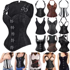 Bustier Corset Waist Cincher Basque Overbust Vests Top Underbust Lingerie Shaper