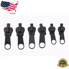 Fix Zipper Zip Slider Repair Instant Kit Removable Rescue Replacement Pack of 6P