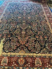 Wool Karastan Saroukk Design Rug 8.8x12 ft Circa 1980. #1523