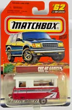 Matchbox #62 Pop Up Camper Great Outdoors Series year 2000 New On Card