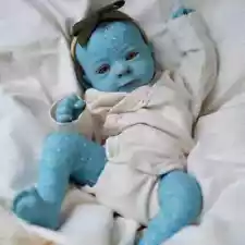 19in Handmade Reborn Dolls Fecilia Avatar Lifelike Finished Real Soft Touch Toy