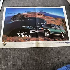 1997 Ford Expedition Ad Green SUV