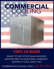 New 6' x 8' Walk-in Cooler... 100% U.S Made... ONLY $5,665... IN STOCK NOW!!!