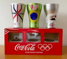 Not for Sale Coca-Cola Rio Olympics Aluminum Tumbler Limited Japan # 5347