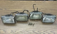 1988-1991 Ford LTD Crown Victoria High & Low Beam Headlights With Bucket Mounts (For: Ford LTD Crown Victoria)