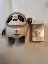 Authentic 2022 Beijing Olympic Winter Games Mascot Bing Dwen Dwen Panda Plush