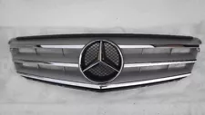 Genuine Front Grille W/Emblem For Mercedes Benz W204 C250 C300 C350 2008-14