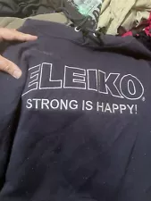 Eleiko 1957 Hoodie Heritage Weightlifting Powerlifting Barbell Sweden Blue 2xl