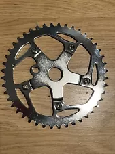 ðNEW CHROME 44 TOOTH BICYCLE SPROCKET FIXIE MOUNTAIN BIKE HUFFY MURRAY ELF DK