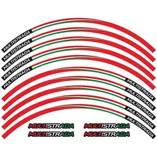 17" 18" Reflective Wheel Decal Rim Sticker Tape For Ducati Multistrada 1000 1200 (For: More than one vehicle)