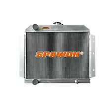 MT SPAWON For International Scout 1966-1969 V8 4Rows 6671 Aluminum Radiator (For: 1968 Scout)