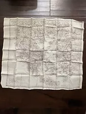 WWII AAF silk map escape evasion Italy Greece Turkey Drift S2 S3