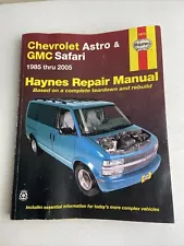 Chevrolet Astro & GMC Safari 1985-2005 Haynes Repair Manual 24010 Chevy Van